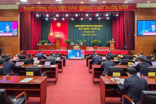 HĐND thành phố Hải Phòng thông qua 7 nghị quyết cấp thiết tại Kỳ họp thứ 24