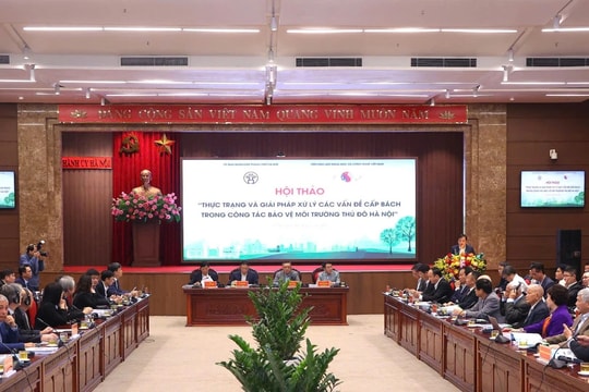 Tìm giải pháp nâng cao chất lượng môi trường của Thủ đô Hà Nội