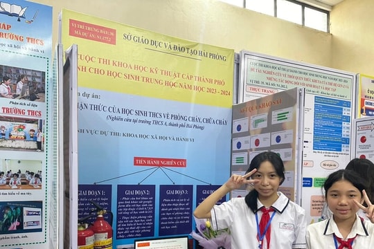 212 dự án học sinh cả nước tham dự cuộc thi nghiên cứu khoa học, kỹ thuật cấp quốc gia