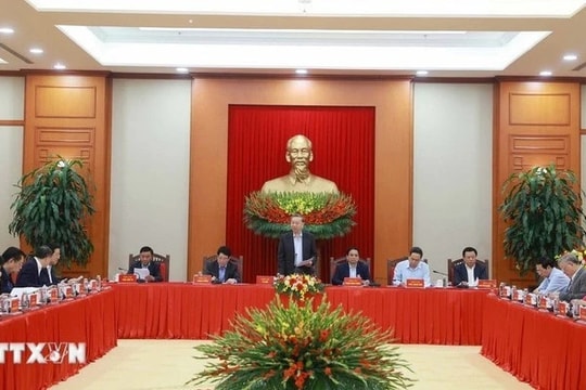 Tổng Bí thư Tô Lâm chủ trì cuộc họp Tiểu ban Văn kiện Đại hội XIV của Đảng