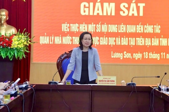 Hòa Bình nâng cao chất lượng giám sát theo hướng hiệu lực, hiệu quả