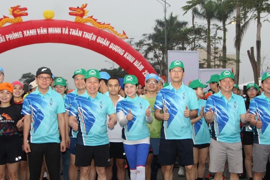 Phát động Ngày chạy vì thành phố Hải Phòng xanh, văn minh, thân thiện