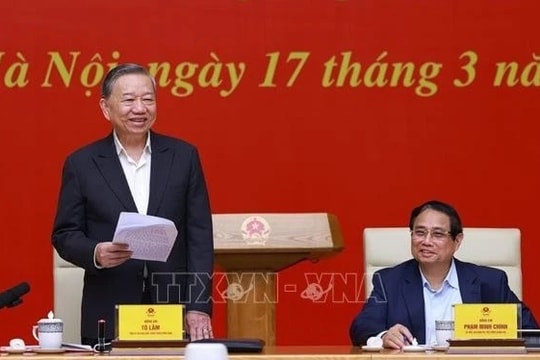 Tổng Bí thư Tô Lâm làm việc với Tiểu ban Kinh tế - Xã hội Đại hội XIV của Đảng