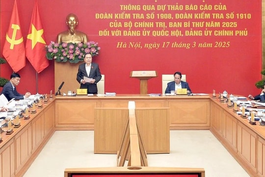 Chủ tịch Quốc hội Trần Thanh Mẫn: Tập trung thực hiện ngay các công việc theo Kết luận 127 của Bộ Chính trị