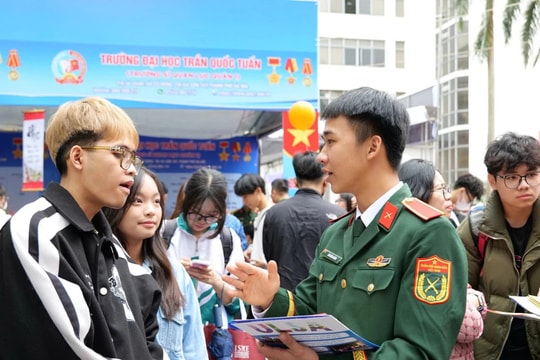 Năm 2025, các trường quân đội giảm gần 1.000 chỉ tiêu hệ quân sự