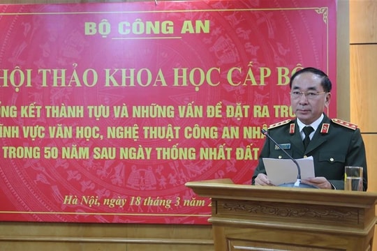 Làm sáng tỏ thành tựu và vấn đề của văn học nghệ thuật Công an nhân dân sau nửa thế kỷ