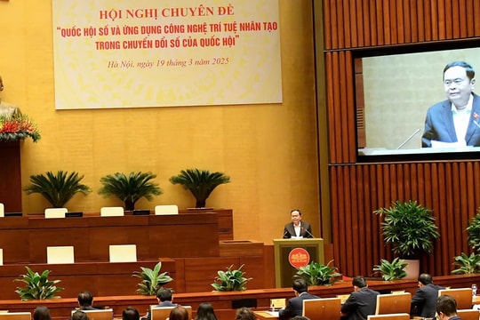Chủ tịch Quốc hội Trần Thanh Mẫn: Quốc hội cần đi đầu trong đầu tư hạ tầng số, ứng dụng khoa học, công nghệ đào tạo nhân lực chất lượng cao phục vụ chuyển đổi số quốc gia