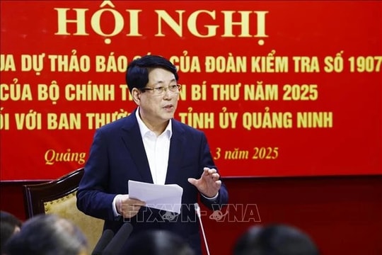 Chủ tịch nước Lương Cường: Cần có các nhóm giải pháp để Quảng Ninh tiến nhanh, chắc, bền vững về mọi mặt