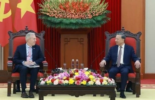 Tổng Bí thư Tô Lâm tiếp Đoàn doanh nghiệp Hội đồng Kinh doanh Hoa Kỳ - ASEAN