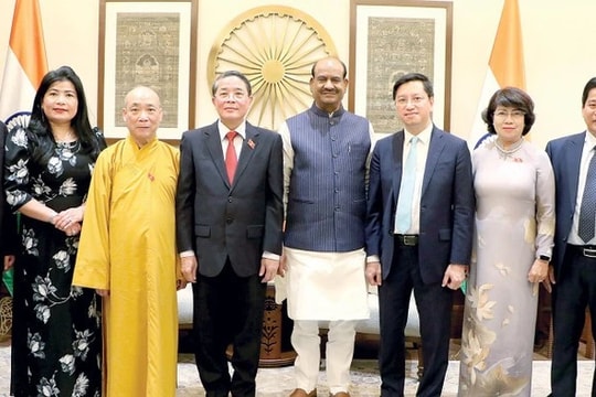 Phó Chủ tịch Quốc hội Nguyễn Đức Hải hội kiến Chủ tịch Hạ viện Ấn Độ