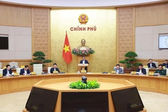 Thủ tướng Chính phủ Phạm Minh Chính chủ trì Phiên họp Chính phủ chuyên đề về xây dựng pháp luật tháng 3