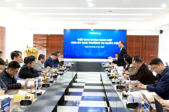 Đoàn giám sát của Ủy ban Thường vụ Quốc hội làm việc với Trường Đại học Phenikaa