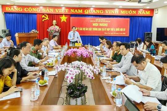 Đoàn ĐBQH tỉnh Đồng Nai lấy ý kiến sửa đổi bổ sung Luật Quảng cáo và Luật tiêu chuẩn, quy chuẩn kỹ thuật