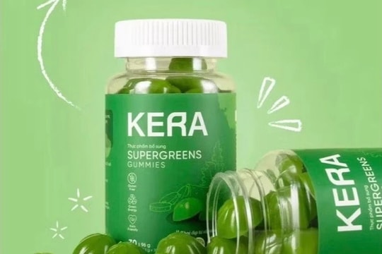 Bộ Y tế thông tin kết quả kiểm nghiệm mẫu thực phẩm bổ sung kẹo rau củ Kera có Quang Linh, Hằng Du Mục, hoa hậu Thùy Tiên quảng cáo