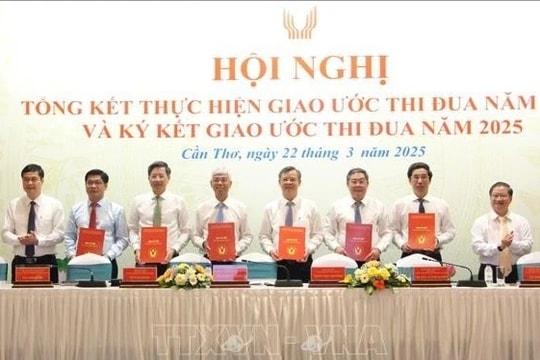 Sáu thành phố trực thuộc Trung ương ký kết giao ước thi đua năm 2025