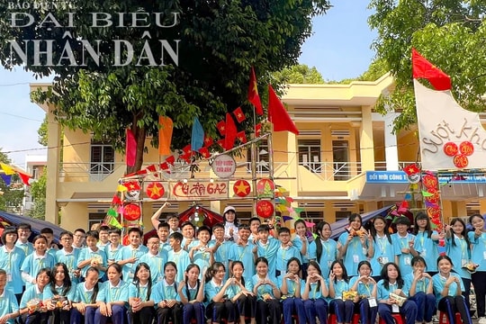 Đắk Lắk: Sôi nổi ngày hội Đoàn tại Trường THCS Tân Lợi