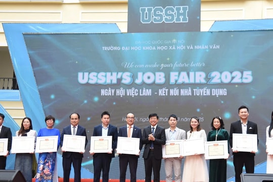 Gần 1.300 vị trí việc làm được tuyển dụng tại Ngày hội việc làm Trường ĐH Khoa học Xã hội và Nhân văn