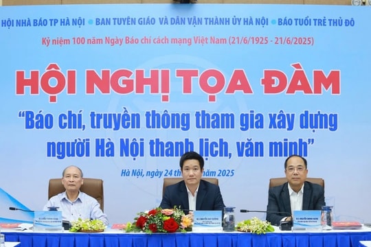 Báo chí đồng hành, xây dựng người Hà Nội thanh lịch, văn minh