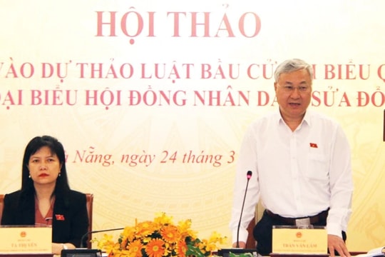 Lấy ý kiến góp ý dự thảo Luật Bầu cử đại biểu Quốc hội và đại biểu Hội đồng nhân dân (sửa đổi)