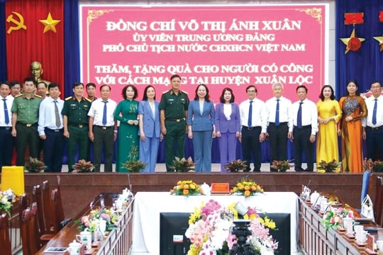 Phó Chủ tịch nước Võ Thị Ánh Xuân làm việc tại tỉnh Đồng Nai