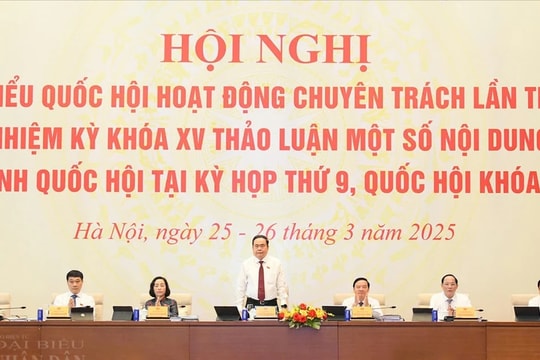 Khai mạc Hội nghị đại biểu Quốc hội hoạt động chuyên trách lần thứ 7