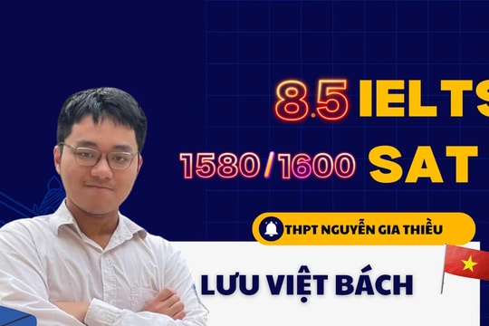 Bí quyết tự học giúp nam sinh đạt 8.5 IELTS, lọt top 1% SAT thế giới với 1580/1600