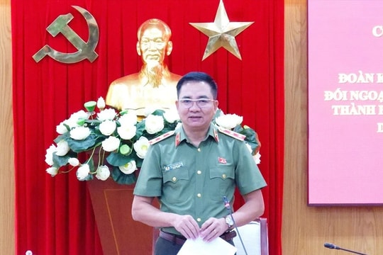 Đoàn khảo sát của Ủy ban Quốc phòng, An ninh và Đối ngoại làm việc với Công an TP. Hồ Chí Minh