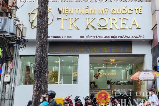 TP. Hồ Chí Minh: Đình chỉ hoạt động Viện thẩm mỹ quốc tế TK Korea 