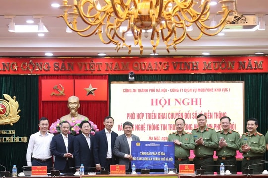 Công an Hà Nội hợp tác Mobifone để nâng cao ứng dụng công nghệ thông tin vào hoạt động nghiệp vụ