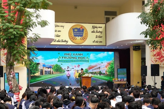  “Phủ Xanh Trường học" giúp học sinh hiểu và sống xanh