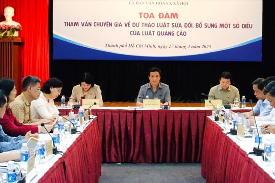 Tham vấn chuyên gia về dự thảo Luật sửa đổi, bổ sung một số điều của Luật Quảng cáo