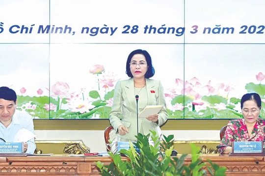 Phó Chủ tịch Quốc hội Nguyễn Thị Thanh chủ trì làm việc với UBND TP. Hồ Chí Minh 