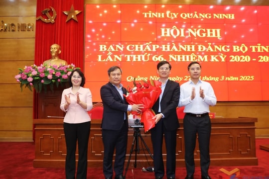 Ông Vũ Quyết Tiến được bầu giữ chức vụ Phó Bí thư Tỉnh ủy Quảng Ninh