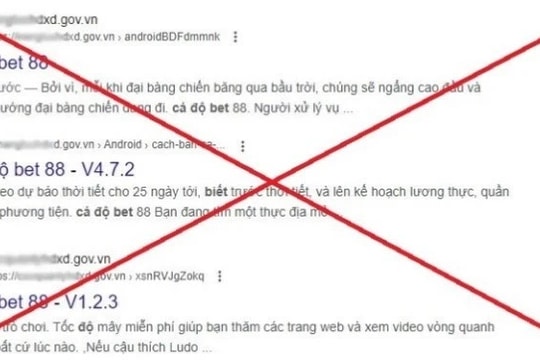 Cảnh báo tình trạng website cơ quan Nhà nước bị hacker chèn liên kết không phù hợp