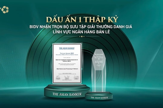 BIDV nhận trọn bộ giải thưởng từ The Asian Banker