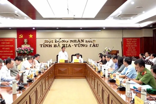 Đoàn giám sát của Ủy ban Thường vụ Quốc hội làm việc với UBND tỉnh Bà Rịa - Vũng Tàu