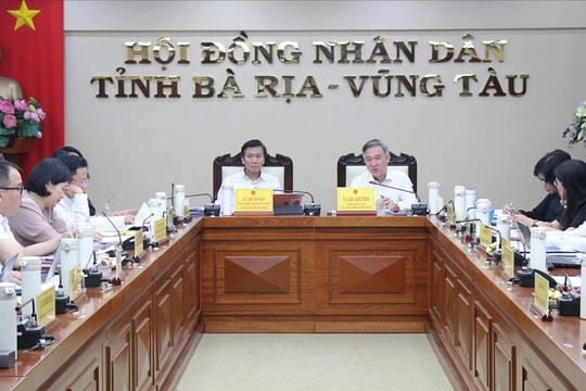 Đoàn giám sát của Ủy ban Thường vụ Quốc hội làm việc với UBND tỉnh Bà Rịa - Vũng Tàu