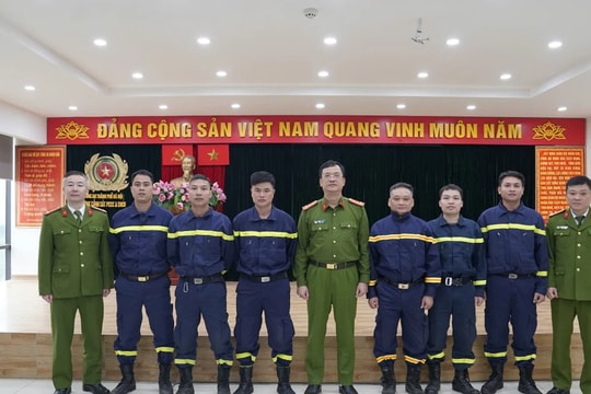 Công an Hà Nội điều động 6 chiến sĩ đặc biệt tinh nhuệ tham gia nhiệm vụ cứu nạn, cứu hộ tại Myanmar