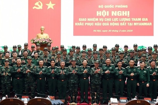 Lực lượng Quân đội Việt Nam tham gia cứu trợ tại Myanmar