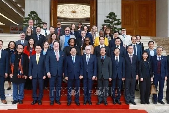 Thủ tướng Phạm Minh Chính tiếp đoàn lãnh đạo các Trường Đại học của Hoa Kỳ