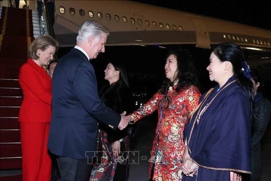 Nhà vua và Hoàng hậu Bỉ bắt đầu thăm cấp Nhà nước đến Việt Nam