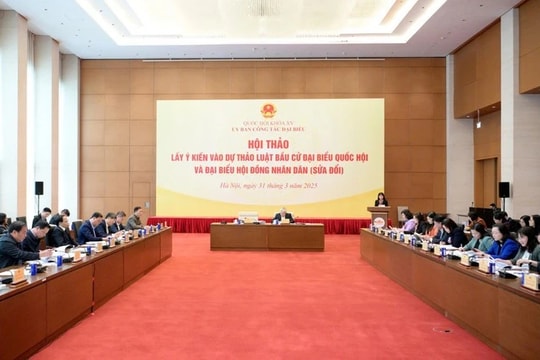 Hội thảo lấy ý kiến về dự thảo Luật Bầu cử đại biểu Quốc hội và đại biểu Hội đồng Nhân dân (sửa đổi)