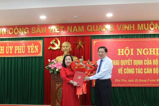 Chuẩn y chức danh Bí thư Tỉnh ủy Phú Yên đối với bà Cao Thị Hòa An