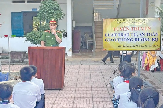 Công an xã Bắc Ruộng đẩy mạnh phong trào Toàn dân bảo vệ an ninh Tổ quốc