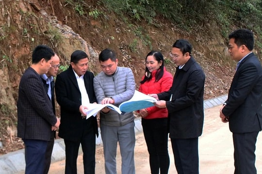 Hòa Bình: Đẩy nhanh tiến độ thực hiện các dự án đầu tư công tại huyện Đà Bắc