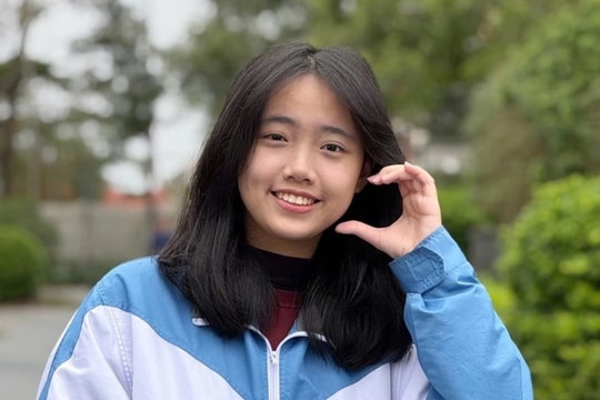 Nữ sinh duy nhất trong đội tuyển Olympic Toán quốc tế đến từ Bắc Ninh