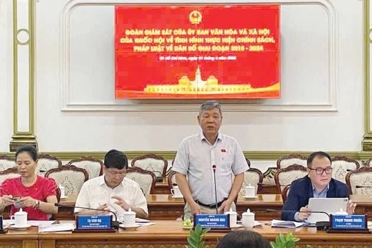 Ủy ban Văn hóa và Xã hội làm việc với UBND TP. Hồ Chí Minh