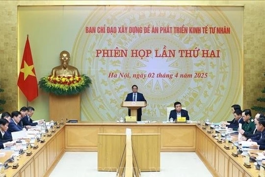 Thủ tướng Phạm Minh Chính chủ trì họp Ban Chỉ đạo xây dựng Đề án Phát triển kinh tế tư nhân