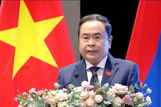 Chủ tịch Quốc hội Trần Thanh Mẫn: Việt Nam và Armenia cùng nhau biến tiềm năng thành những kết quả thực chất, mang lại lợi ích cho cả hai dân tộc