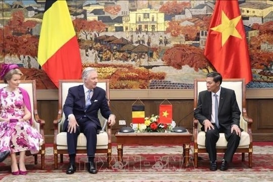 Nhà Vua và Hoàng hậu Vương quốc Bỉ thăm Hải Phòng